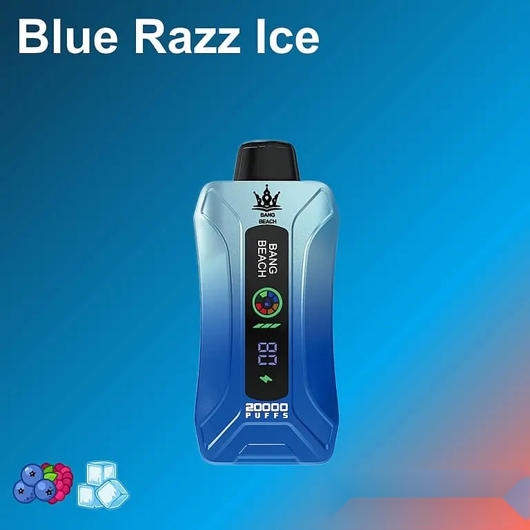 Bang Beach 20000 20K puffs disposable Vape Recommended fruit-flavored e-cigarettes  0_BlueRazzlce1