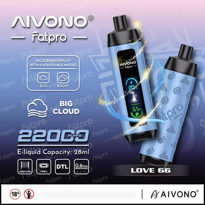 AIVONO vape Fatpro 22000 Puffs 22k Disposable Vape 2_AIVONO-Fatpro-22000