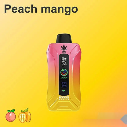 Bang Beach 20000 20K puffs disposable Vape Recommended fruit-flavored e-cigarettes  5_Peachmango1