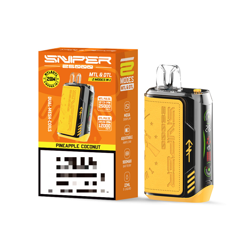 VAPMOD SNIPER 25000 Puffs vapmod uwake 30000 Disposable Vape 7_PINEAPPLE-COCONUT