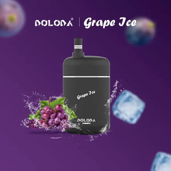 DOLODA Pebble 6500 Puffs doloda vape 6.5k Disposable Vape 10 flavors DOLADA-PEBBLE6500-Grape-Ice-600x600-1