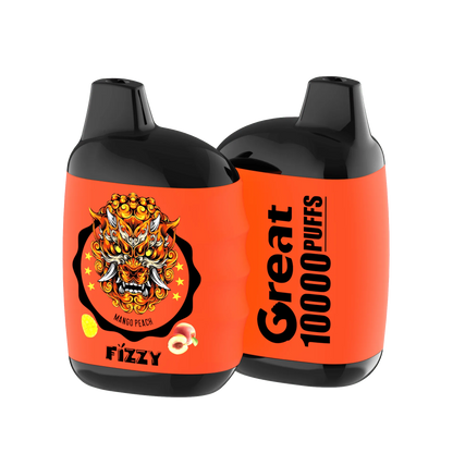 Fizzy GREAT 10000 Puffs Einweg-Vape 10 flavors  MANGO-PEACHpng