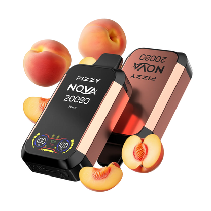 Fizzy Nova 20000 Puffs Disposable Vape 12 flavors  PEACH_png