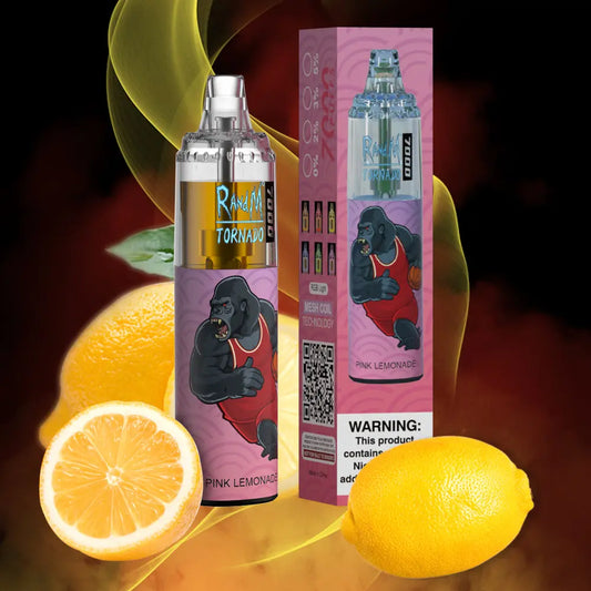 RandM Tornado 7000 Puffs Disposable Vape—PINK LEMONADE🍋 RandM Tornado Vapes