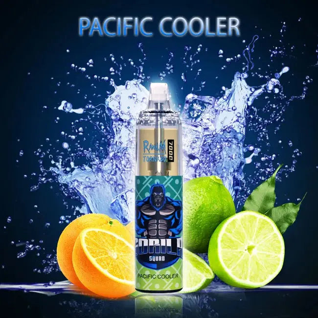 RandM Tornado 7000 Puffs Disposable Vape—Pacific Cooler🍋🍋 RandM Tornado Vapes