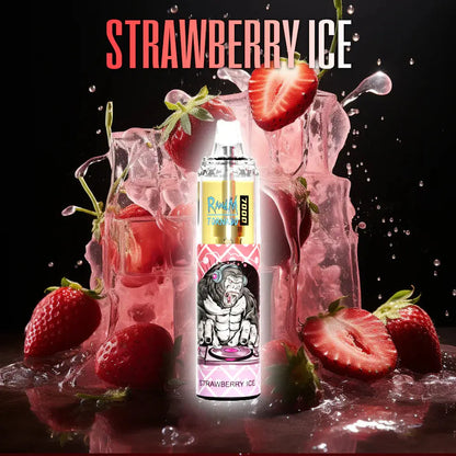 RandM Tornado 7000 Puffs Disposable Vape—STRAWBERRY ICE🍓🧊 RandM Tornado Vapes