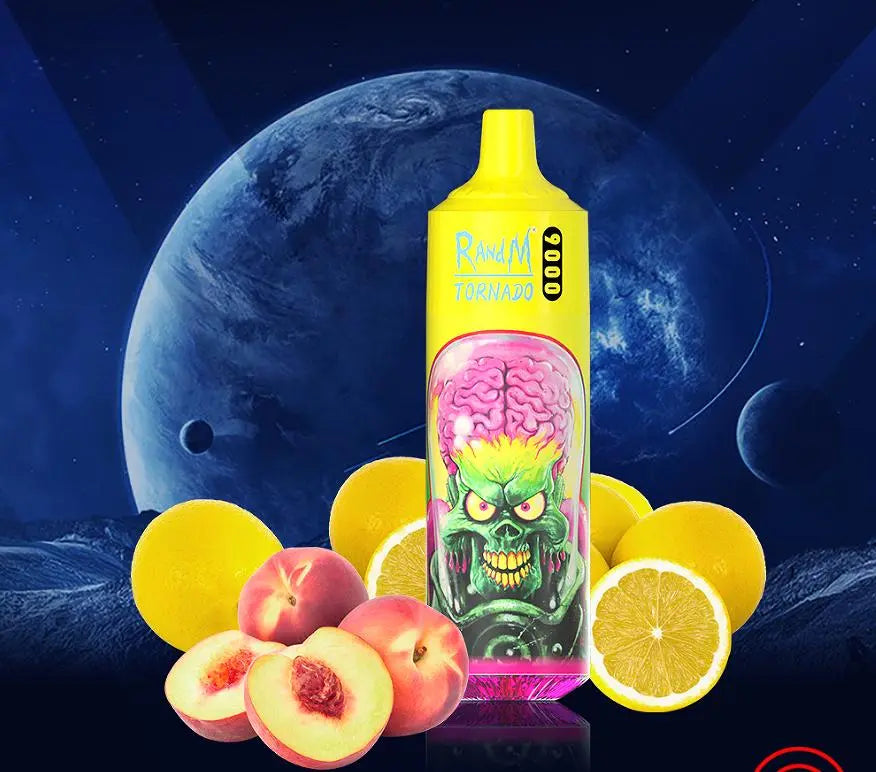 RandM Tornado 9000-Peach Lemonade RandM Vape