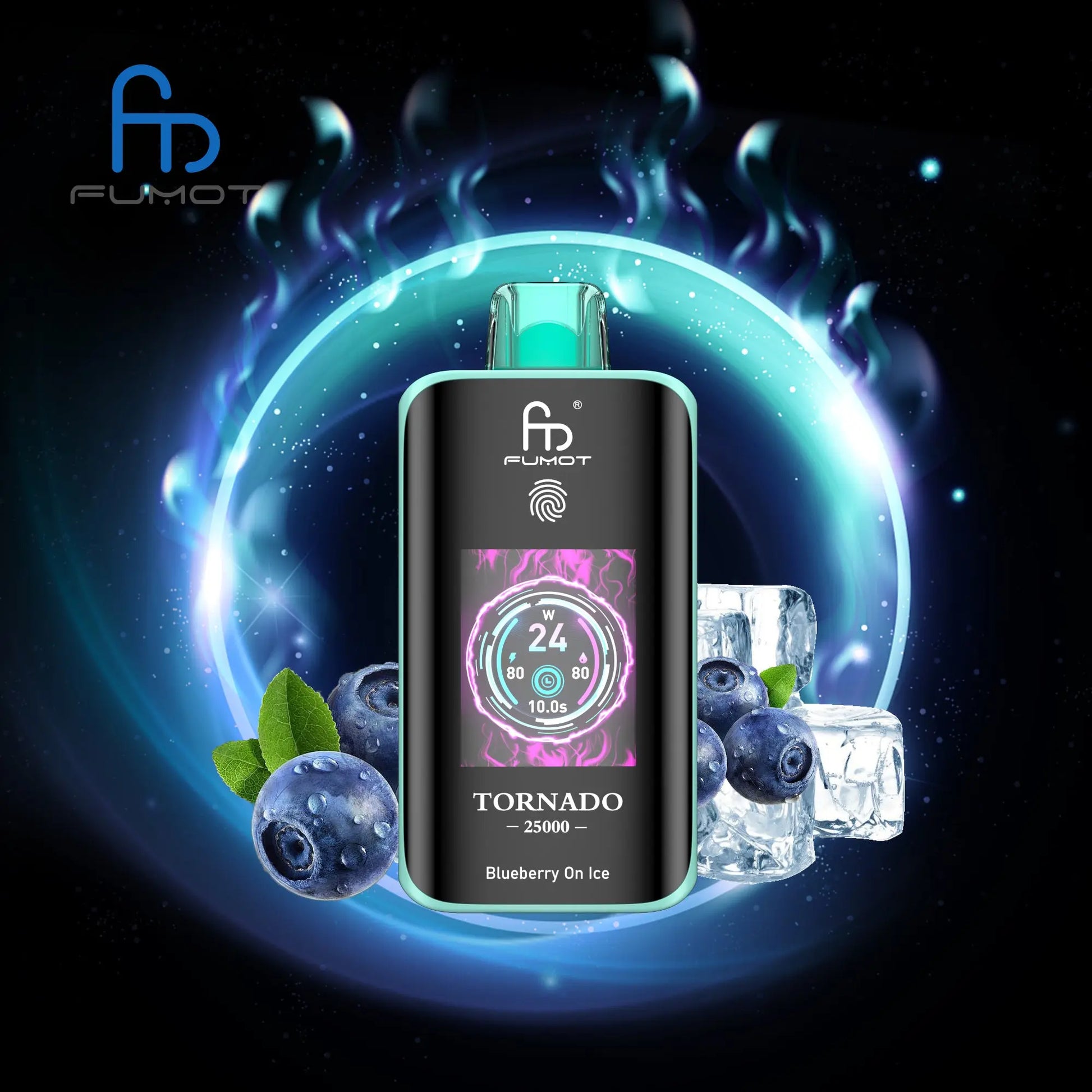 Randm Tornado 25000-Blueberry On lce RandM Vapes