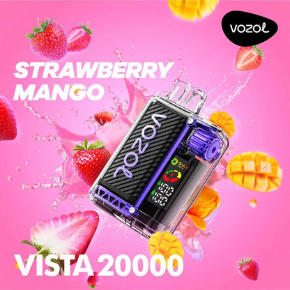 Vozol Vista 20000 2K Puffs Disposable Vape  STRABERRY-MANGO-vozol-vista-20000