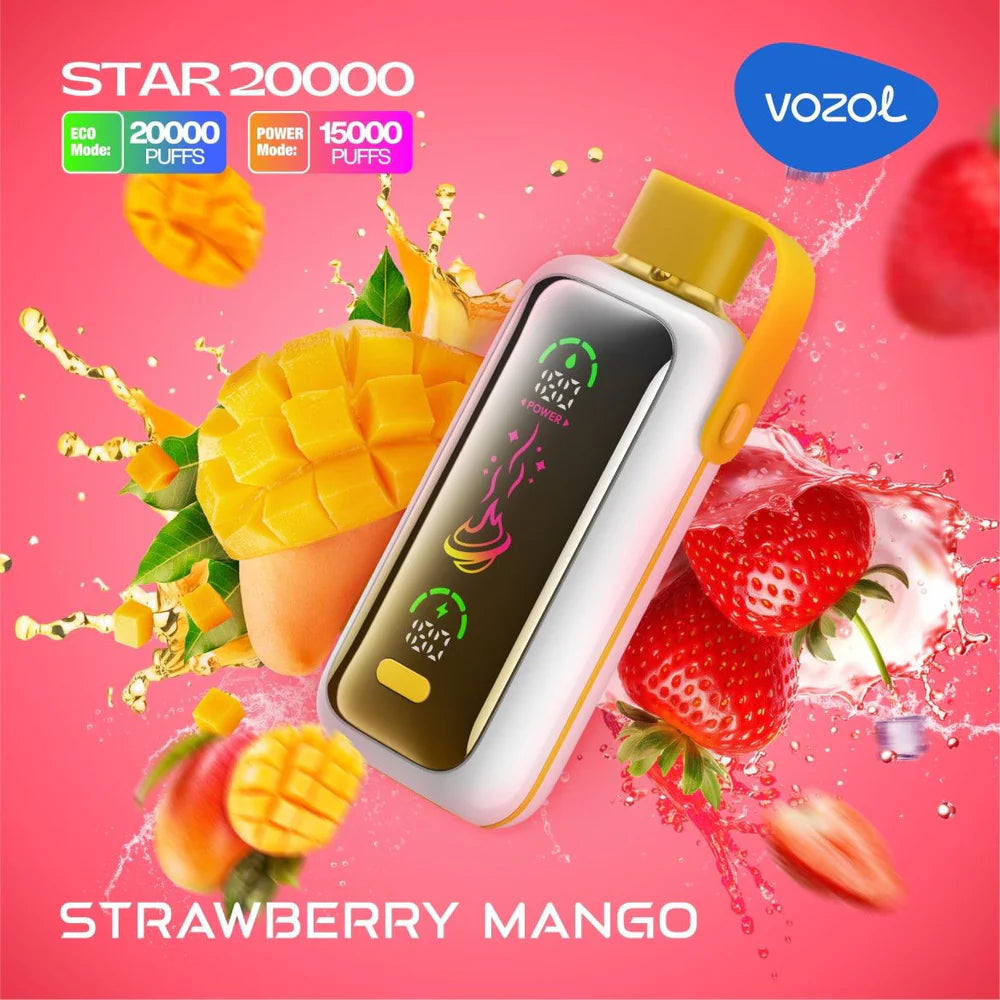 VOZOL Star 20000 Puffs Disposable Vape wholesale Strawberry-Mango