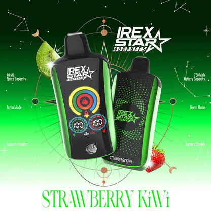 IREX star 40000 (40k ) Puffs Disposable Vape  Strawberry-kiwi-3