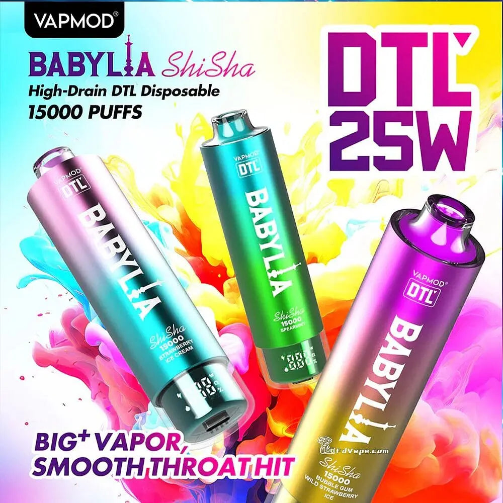 VAPMOD BABYLIA VAPMOD vape 15000 15K Puffs DTL Disposable Vape double-mango-ice VAPMOD-BABYLIA-15000-15K-Puffs