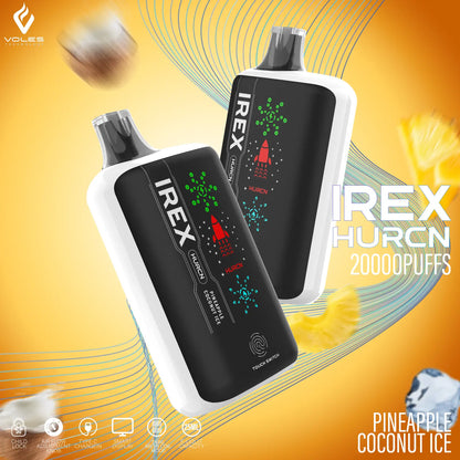 IREX Hurcn Box 20000 puffs Disposable Vape  pineapple-coconut-ice