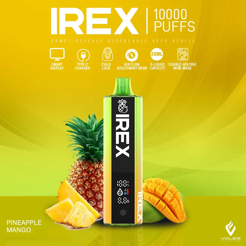 IREX vape 2025 exam vape2024 10000 PUFFS 10k Disposable Vape 12 flavors to choose from