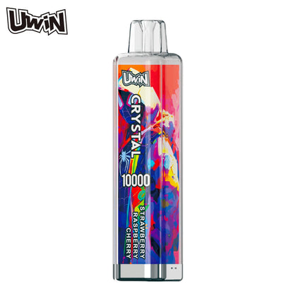 Uwin Crystal 10000 Puffs 10K Uwin vape Disposable Vape  strawberry-raspberry-cherry